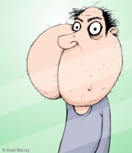 Bottom Face Cartoon Character