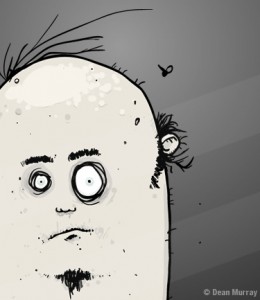 Zombie cartoon character illustration